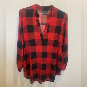 Buffalo Checked Quarter Sleeve Tunic